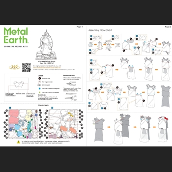 Zbroja Chińskiego Wojownika Dynastii Min